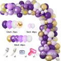 Kit d'arc de ballons en latex tendance des couleurs